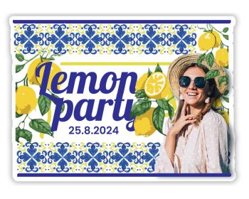 Personal Personalizovaná podložka pod talíř - Lemon party