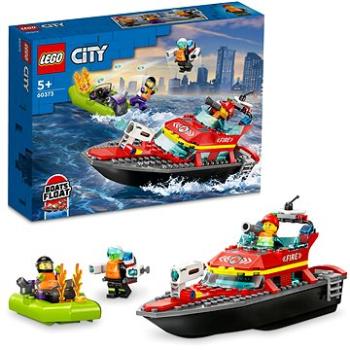 LEGO® City 60373 Hasičská záchranná loď a člun (5702017416335)