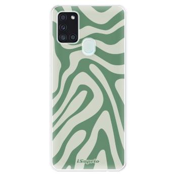 Odolné silikonové pouzdro iSaprio - Zebra Green - Samsung Galaxy A21s