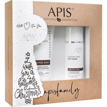 Apis Natural Cosmetics Coffee Shot set cadou cu extract de cafea