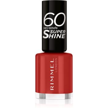 Rimmel 60 Seconds Super Shine lak na nehty odstín 310 Double Decker Red 8 ml