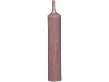 Taupe úzká krátká svíčka Short dinner candle - Ø 2 *11cm / 4.5h 70085409 (70854-09)