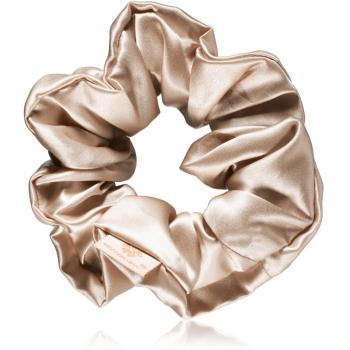 Crystallove Silk Scrunchie hedvábná gumička do vlasů Gold 1 ks