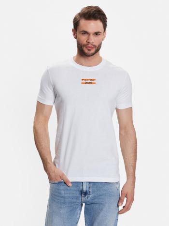 Calvin Klein pánské bílé tričko - XL (YAF)