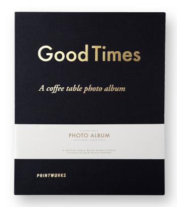 Fotoalbum Good Times L Printworks černé