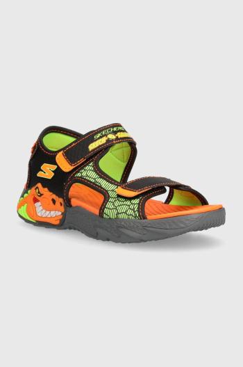 Dětské sandály Skechers CREATURE-SPLASH černá barva