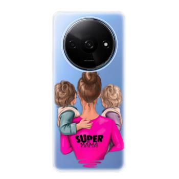 Odolné silikonové pouzdro iSaprio - Super Mama - Two Boys - Xiaomi Redmi A3