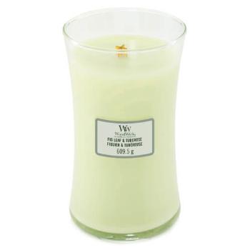 WoodWick Vonná svíčka váza Fig Leaf & Tuberose 609,5 g