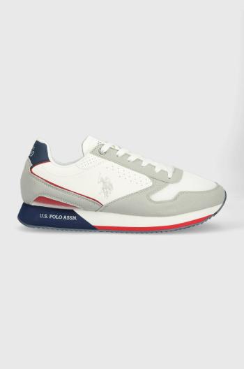 Sneakers boty U.S. Polo Assn. NOBIL bílá barva