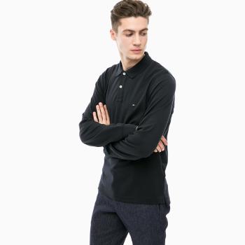 Tommy Hilfiger pánské černé polo Luxury - S (032)