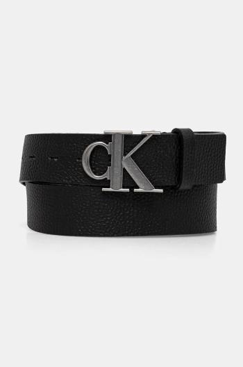 Kožený pásek Calvin Klein Jeans pánský, černá barva, K50K512088