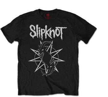 Slipknot Tričko Goat Star Logo Unisex Black M