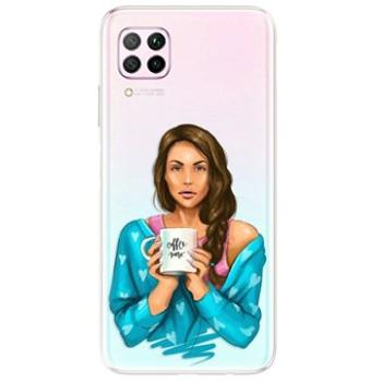 iSaprio Coffe Now - Brunette pro Huawei P40 Lite (cofnobru-TPU3_P40lite)