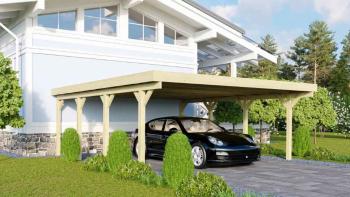 Dřevěný přístřešek / carport CLASSIC 2A Lanitplast