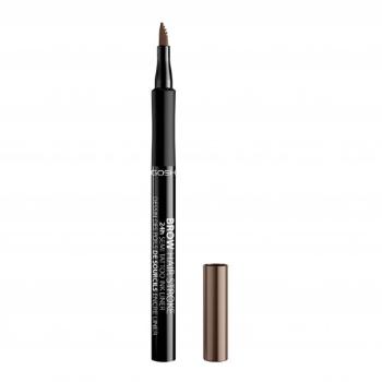 GOSH COPENHAGEN Brow Hair Stroke vyplňující fix na obočí - 002 Greybrown 1ml