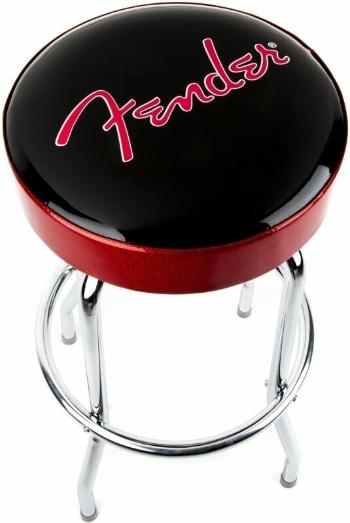 Fender Red Sparkle Logo 30" Barová stolička