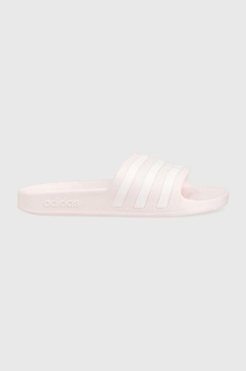 Pantofle adidas dámské, růžová barva, GZ5878