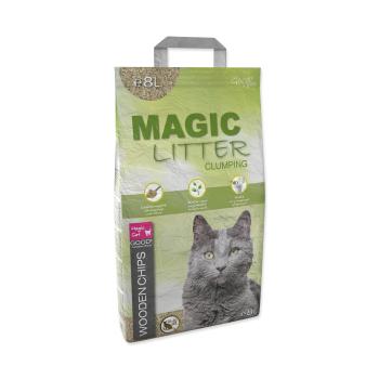 Magic Litter Wooden Chips kočkolit 8 l