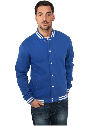 Urban Classics College Sweatjacket royal - S