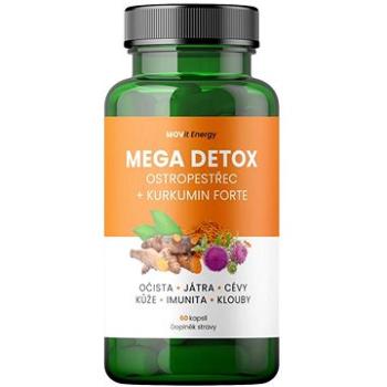 MOVit Mega Detox Ostropestřec + Kurkumin FORTE, 60 kapslí (8594202100184)