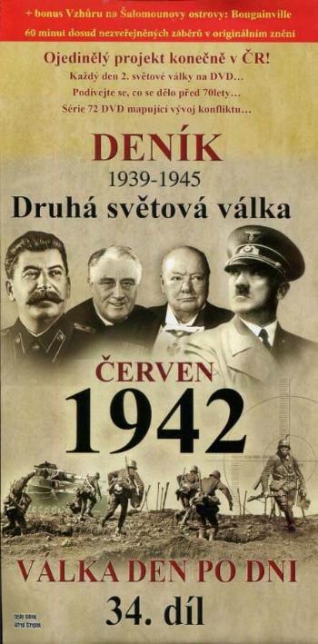 Deník 2. světové války (34. díl) - červen 1942 (DVD) (papírový obal)