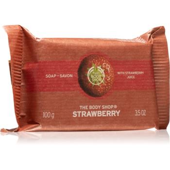 The Body Shop Strawberry Soap természetes szilárd szappan 100 g