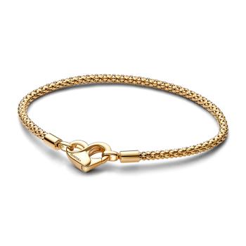 Pandora Pozlacený řetízkový náramek Shine Moments 562731C00 19 cm