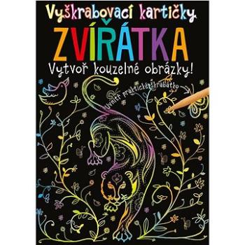 Vyškrabovací kartičky ZVÍŘÁTKA: Vytvoř kouzelné obrázky! + škrabátko (8594050431935)