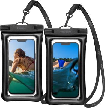 Pouzdro na mobil Spigen Aqua Shield WaterProof Floating Case A610 2 Pack Black