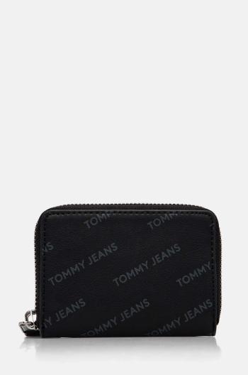 Peněženka Tommy Jeans černá barva, AW0AW16490