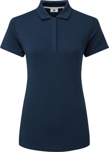Footjoy Jacquard SS Shirt Womens Navy L Polo košile