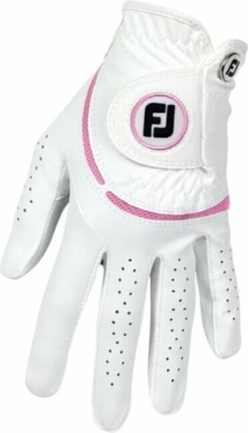 Footjoy Weathersof Golf White/Pink Levá ruka S Dámské rukavice