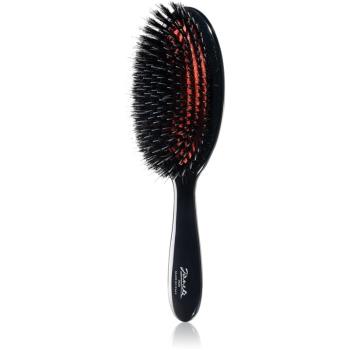 Janeke Black Line Professional air-cushioned brush oválný kartáč na vlasy 22,5 cm 1 ks