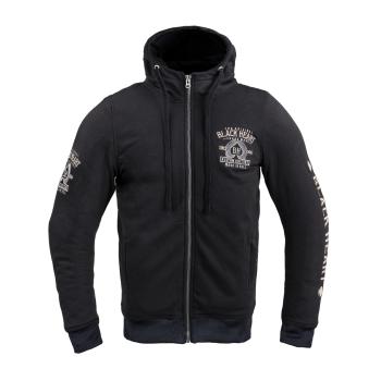 Pánská mikina W-TEC Black Heart Kustom Kulture Hoodie s aramidem  černá  M