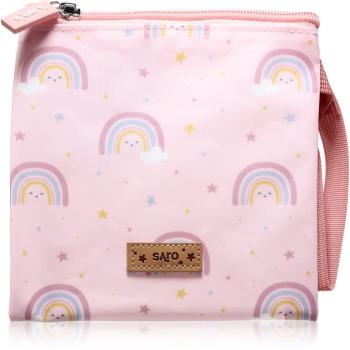 Saro Baby Sandwich Bag sáček na svačinku Pink 17,5x17,5 cm 1 ks