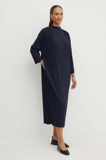 Šaty Max Mara Leisure tmavomodrá barva, midi, oversize, 2426626067600