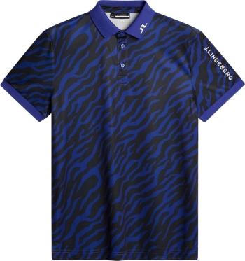 J.Lindeberg Tour Tech Print Tiger Clematis L Polo košile