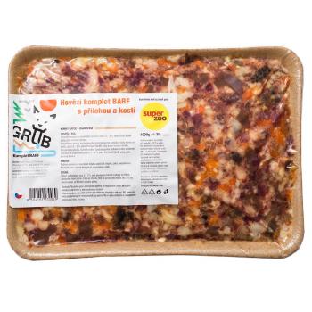 Hovězí komplet BARF s přílohou a kostí 1kg