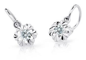 Cutie Jewellery Dětské náušnice z bílého zlata C2213-10-X-2 bílá
