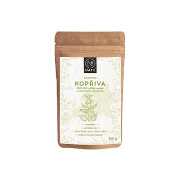 NATU Kopřiva list prášek BIO, RAW 130 g (8596299007346)