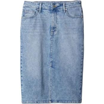 GAP V-DENIM MAXI Dámská sukně, světle modrá, velikost