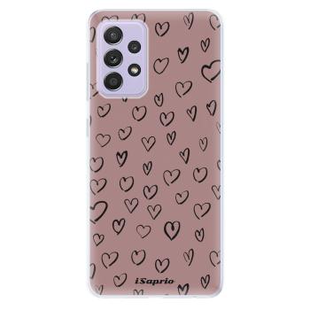 Odolné silikonové pouzdro iSaprio - Heart Dark - Samsung Galaxy A52/A52 5G