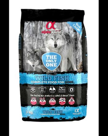 ALPHA SPIRIT Wild Fish Hrana uscata pentru caini adulti, cu peste 3 kg