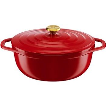 Tefal Kastrol oválný s poklicí 30x23 cm Air E2548955 červený (E2548955)