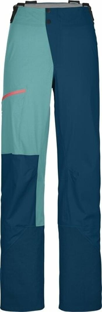 Ortovox 3L Ortler Pants W Petrol Blue XS Lyžařské kalhoty