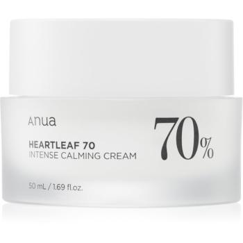 Anua Heartleaf 70% Intense Calming Cream intenzivní zklidňující a ochranný krém pro všechny typy pleti včetně citlivé 50 ml