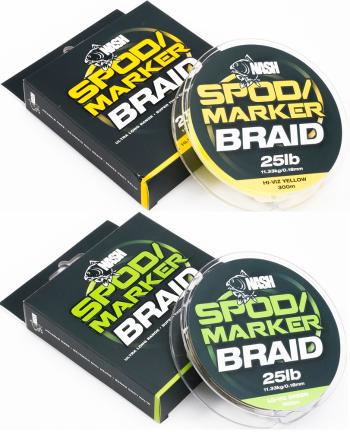 Nash splétaná šňůra spod marker braid 11,33 kg 300 m-yellow