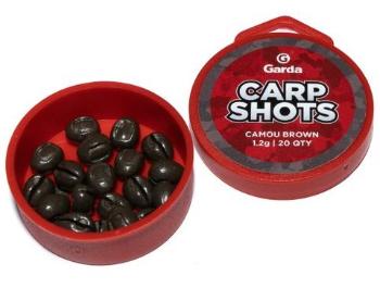 Garda bročky carp shots camou brown - 20 ks 1,2 g