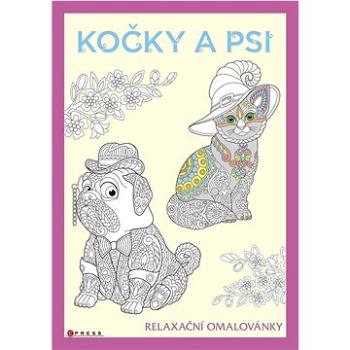 Psi a kočky Relaxační omalovánky (8594050434653)