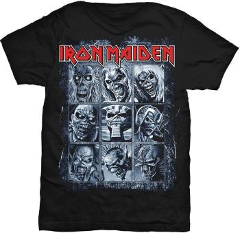 Iron Maiden Tričko Nine Eddies Unisex Black M